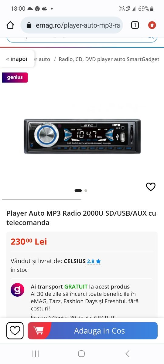 Mp3 Player 2000u