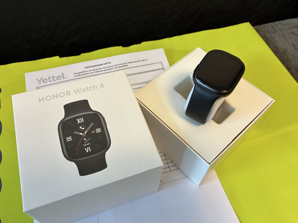 Honor Watch 4 LTE Yettel Гаранция 2026г. Black