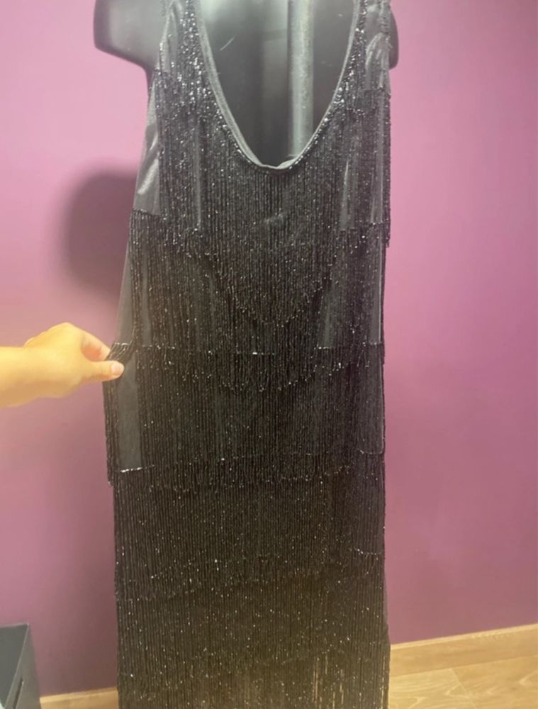 Rochie de petrecere cu margele