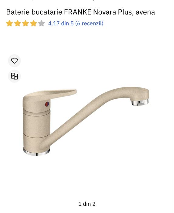 Baterie Franke pt chiuveta bucatarie