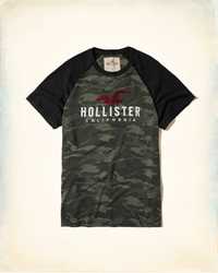 Tricou Hollister camo mas L-Lichidare stoc!!