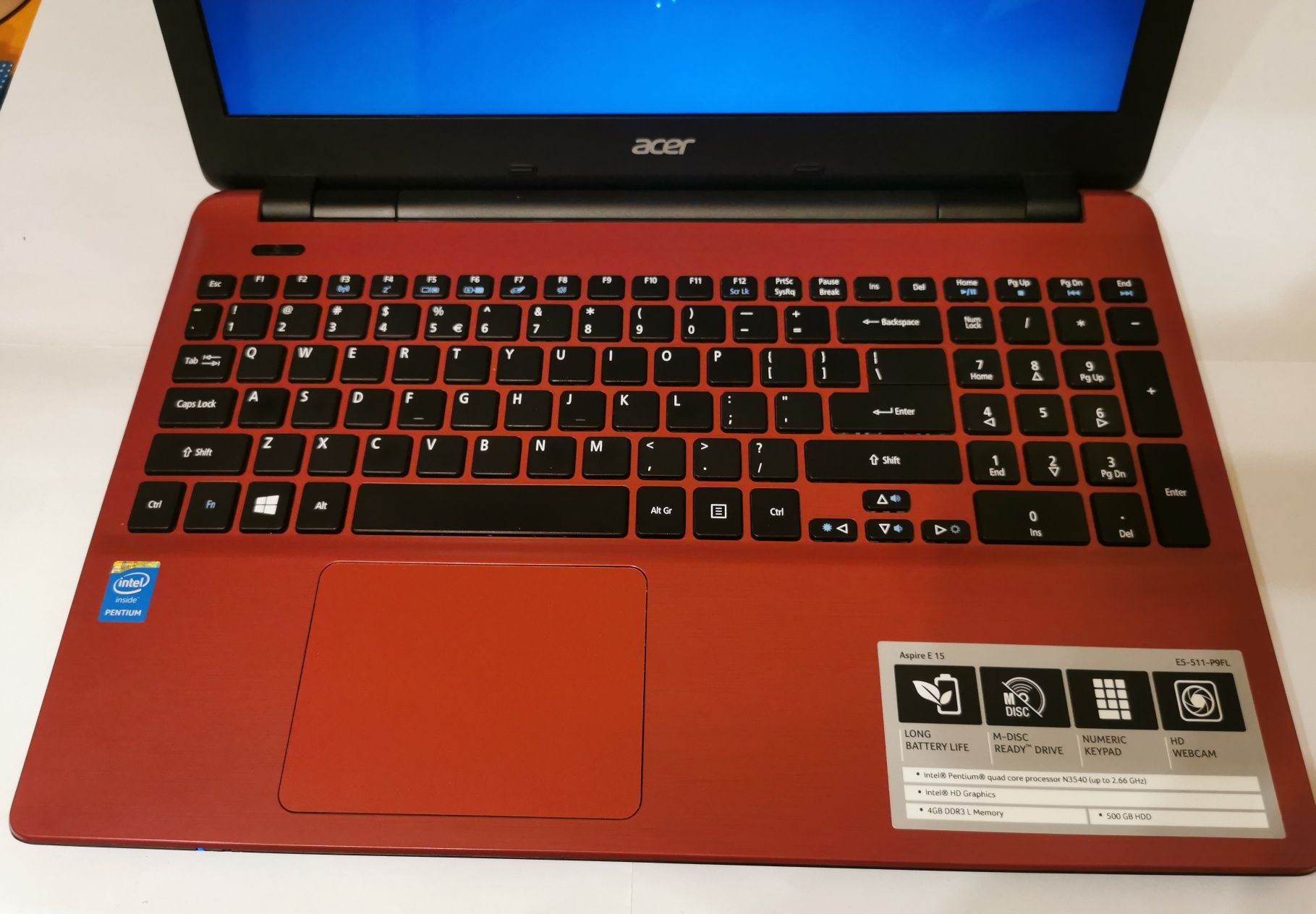 Laptop Acer Aspire E15, E5-511