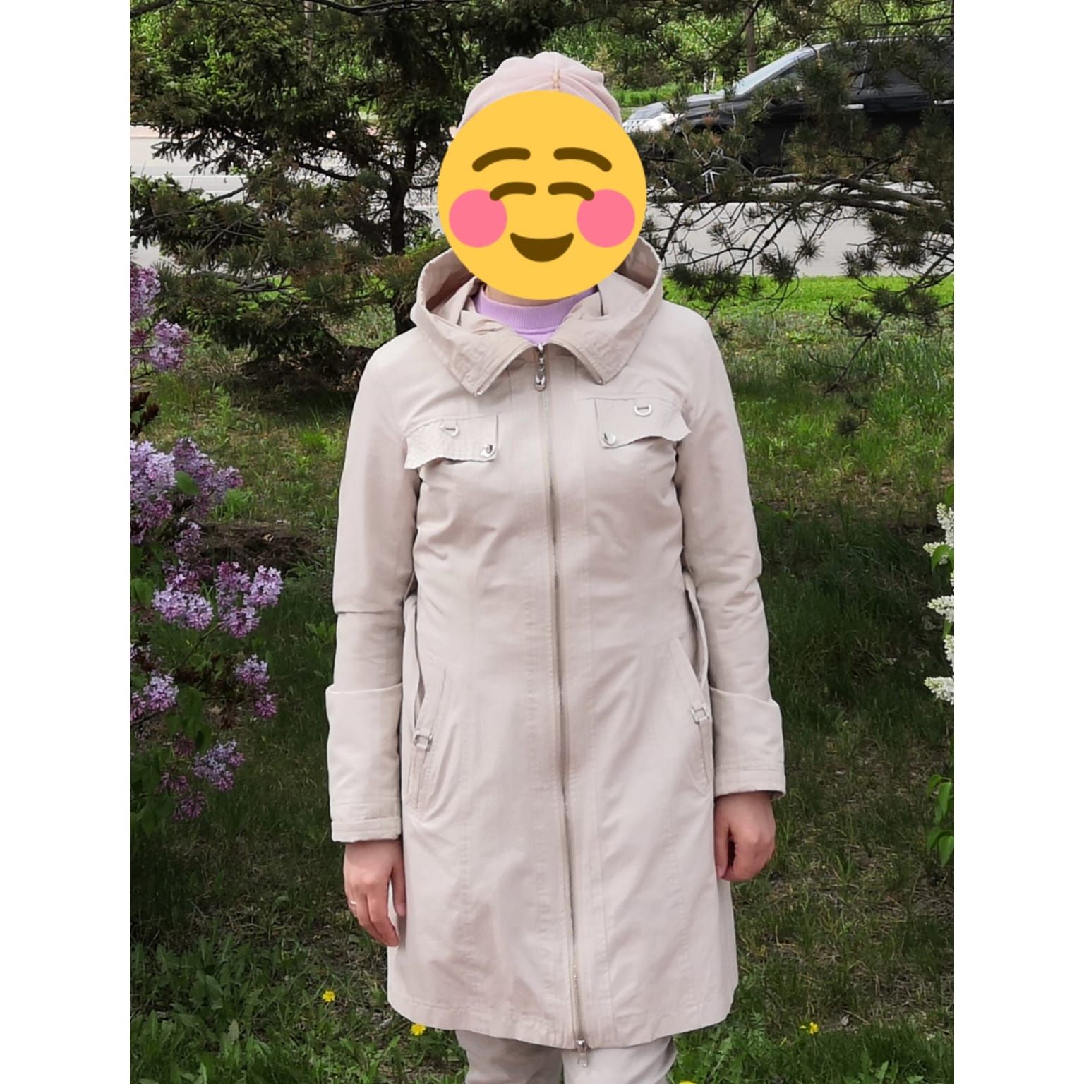 Плащ с капюшоном