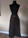 Fusta dama midi lana chocolate brown M/L