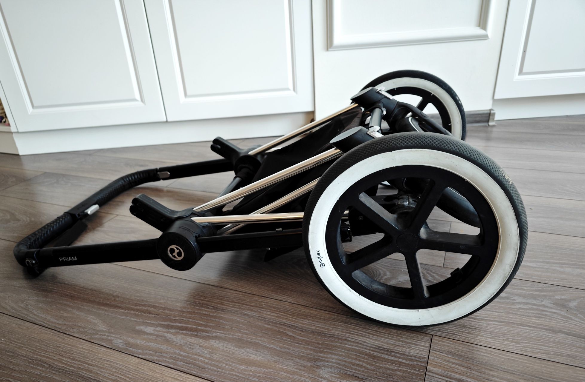 CYBEX PRIAM Platinum сива количка - два коша