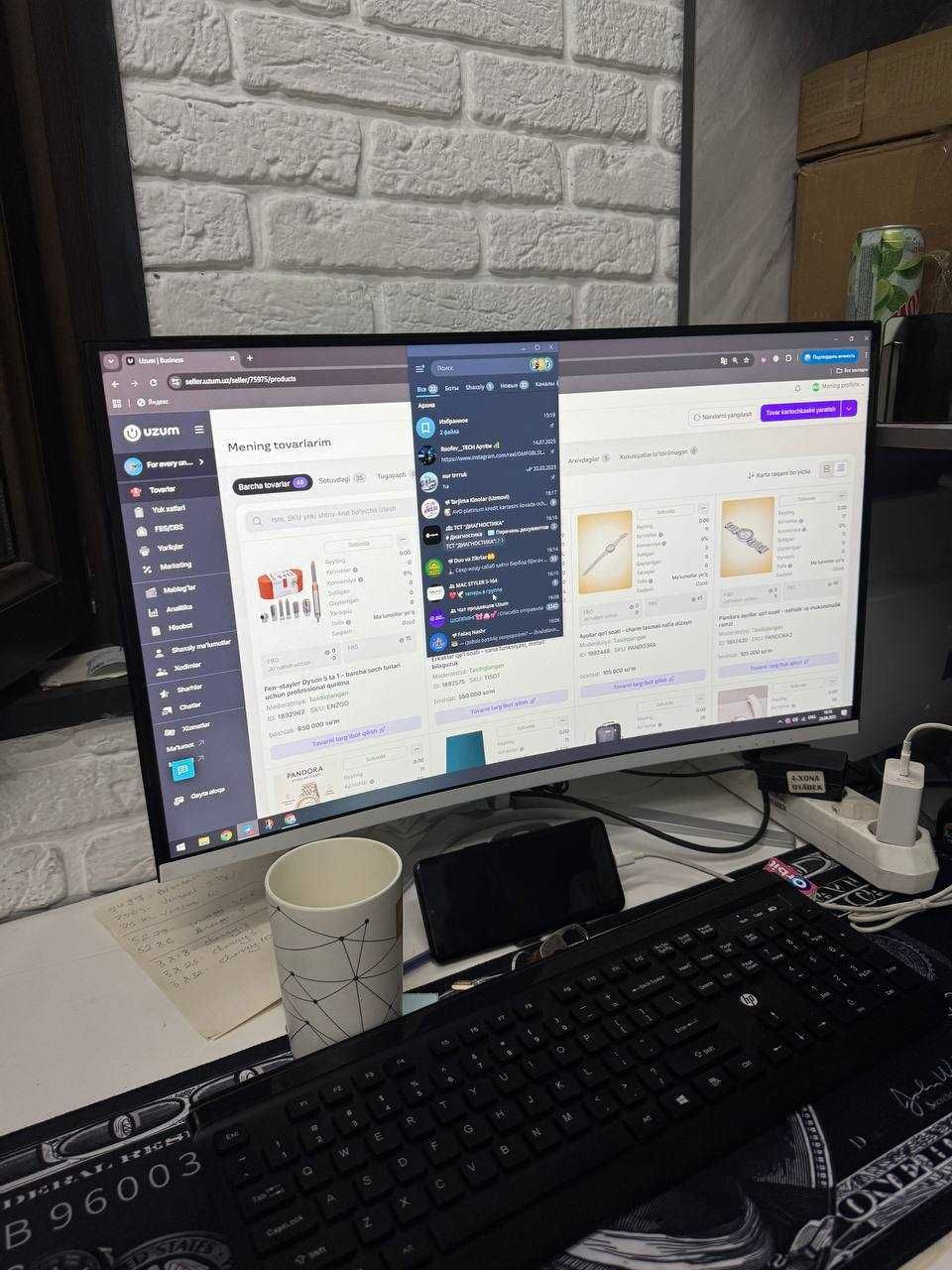 Monitor 27 Dyum curved (qayrilgan) monitor - Sosotoyanie ideal aybi yo