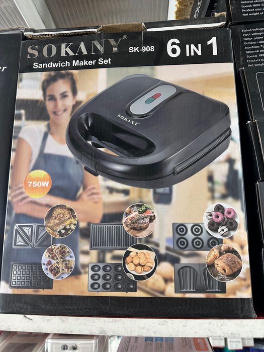 Сендвичница 6в1 sokany