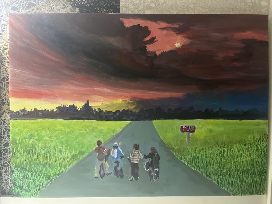 картина по сериалу очень странные дела