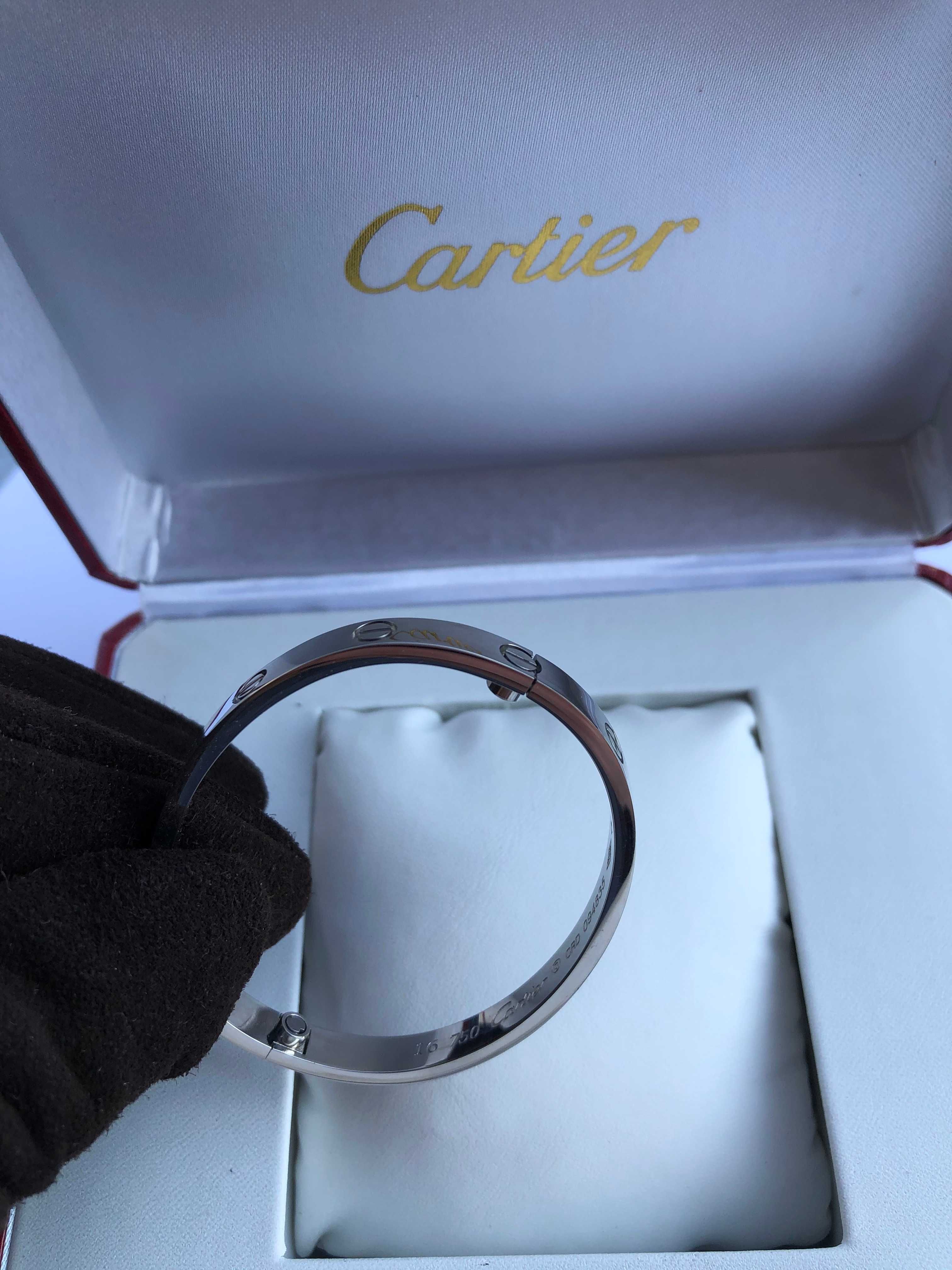 Brățară Cartier LOVE 16 Aur alb 18K