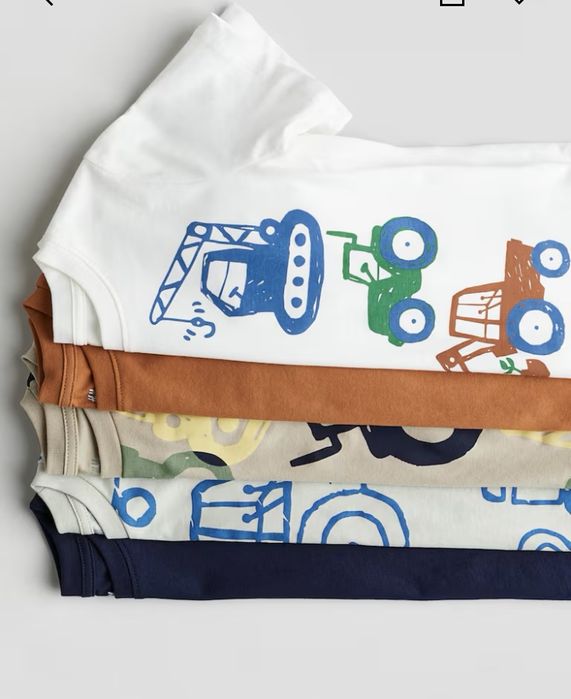 H&M, set de tricouri 110-116