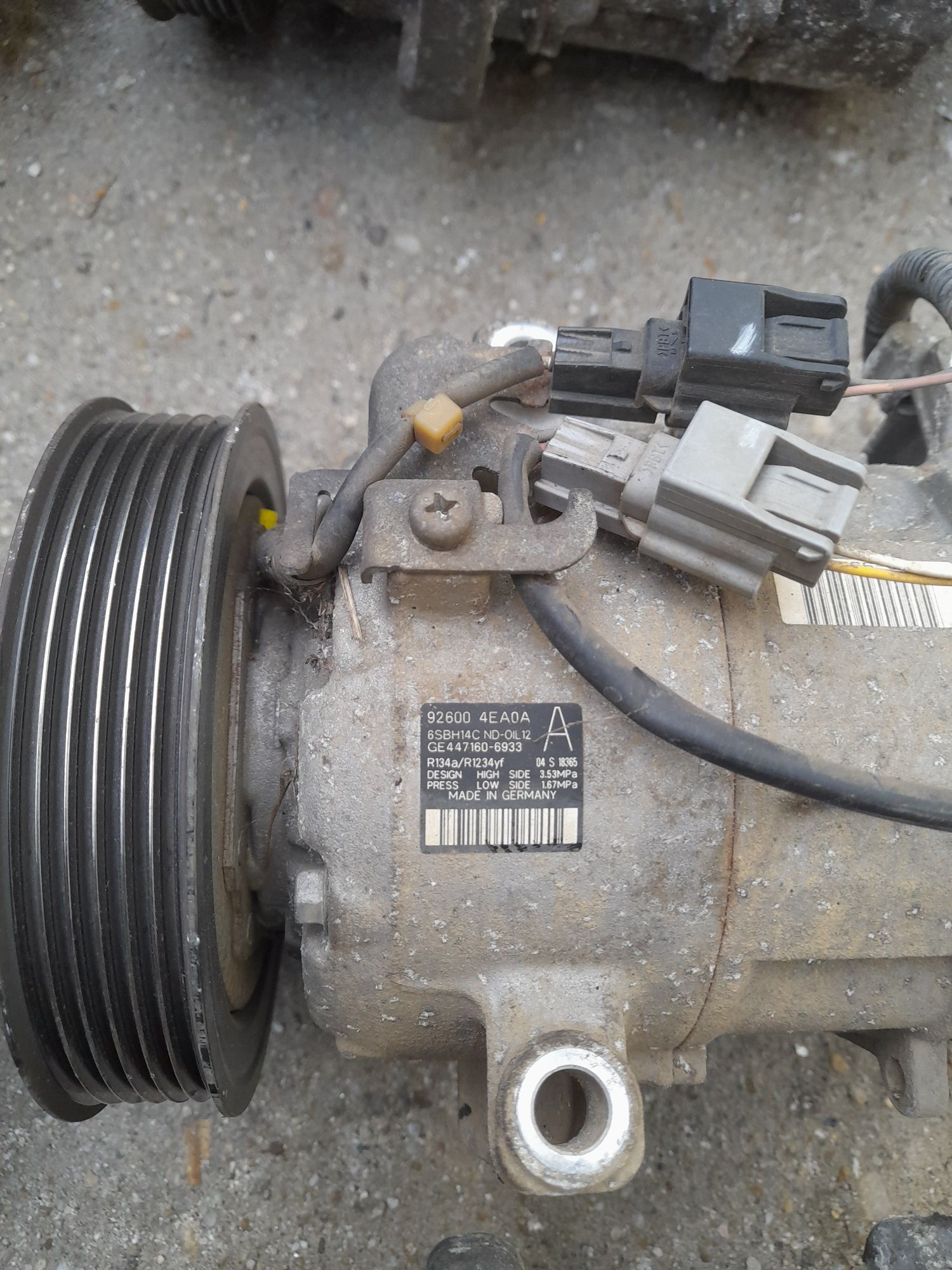 Compresor AC Clima Aer Renault Laguna Nissan Qashqai Juke 1.5 1.6 Dci