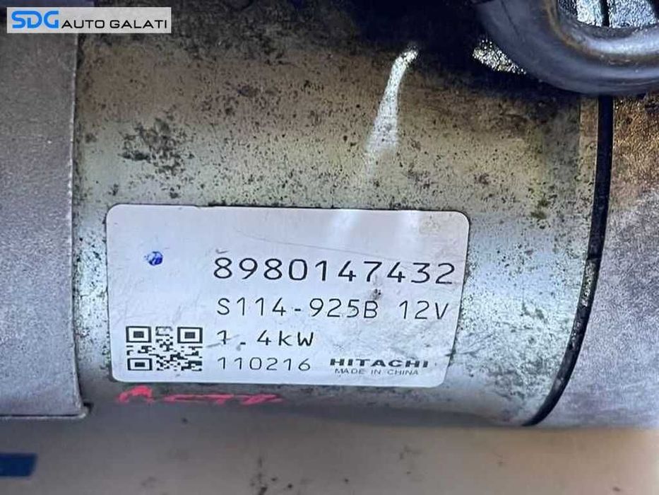 Electromotor cu 13 Dinti Opel Astra H 1.7 CDTI 2004 - 2010 Cod 8980147432 [B3302]