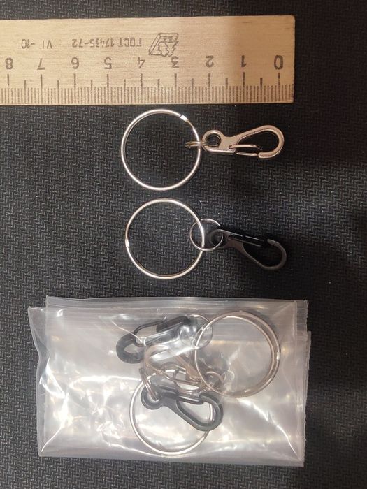 Брелоки с карабином 5шт.