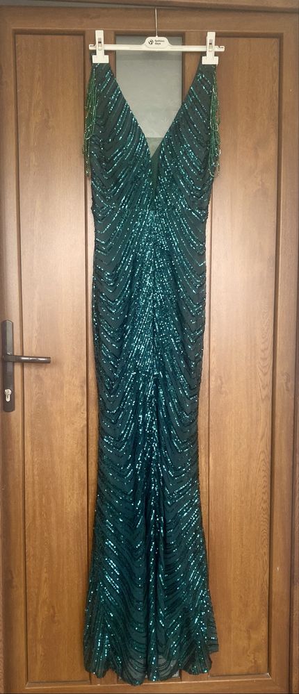 Rochie de seara verde smarald