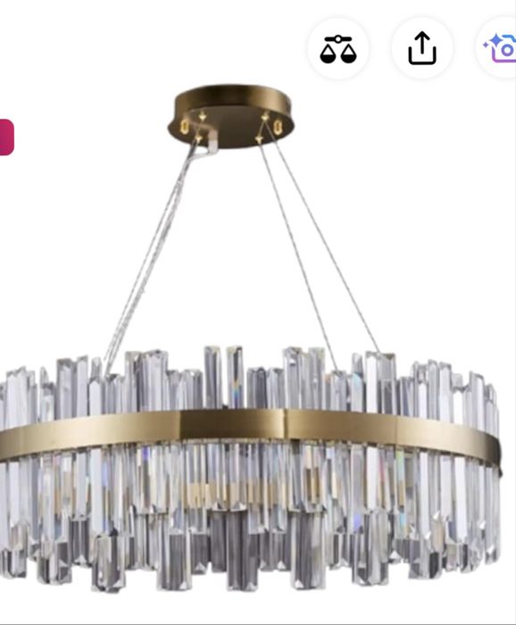 Vand candelabru cristal