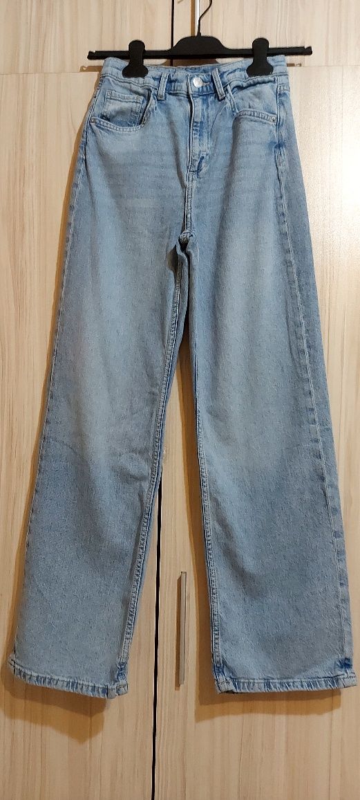Дънки h&m с широк крачол