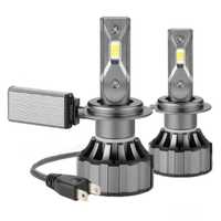 Set 2 LED-uri H7, H1, H11, H4, Canbus 120W, alb-rece, 12000 lumeni