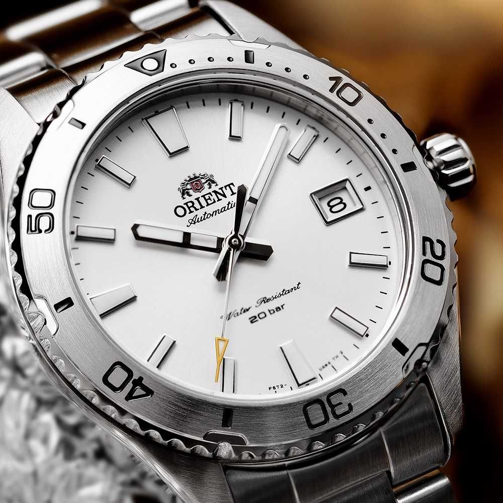 Orient Kamasu automatic, нов, пълен комплект, сапфир, бартер