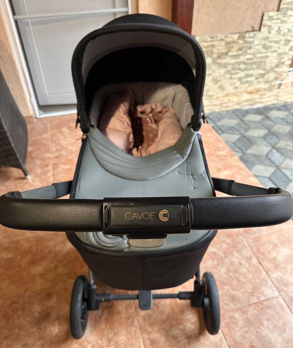 Carucior 3 in 1 Cavoe Osis 2.0 + baza auto Cybex Aton 2