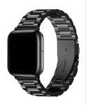 Curea Metalizata Apple Watch Neagra