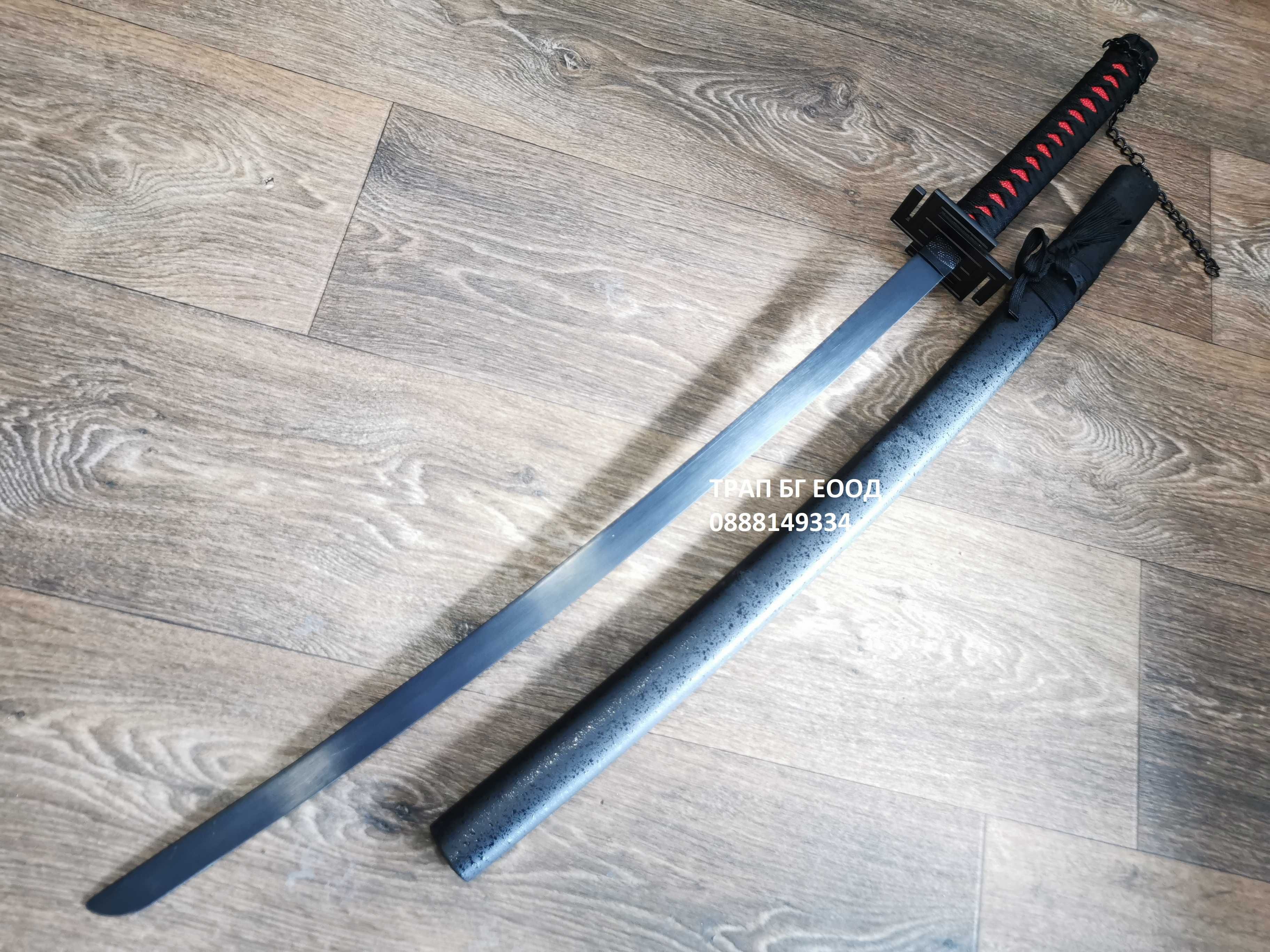 Катана Katana СТОМАНА Tensa Zangetsu Manga Bleach Ichigo Kurosaki Меч