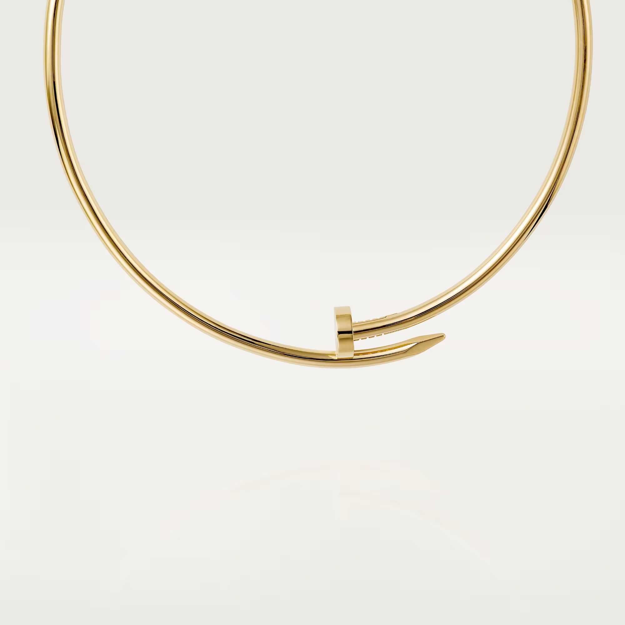 CARTIER Nail Juste un Clou Classic Gold Колие Пирон