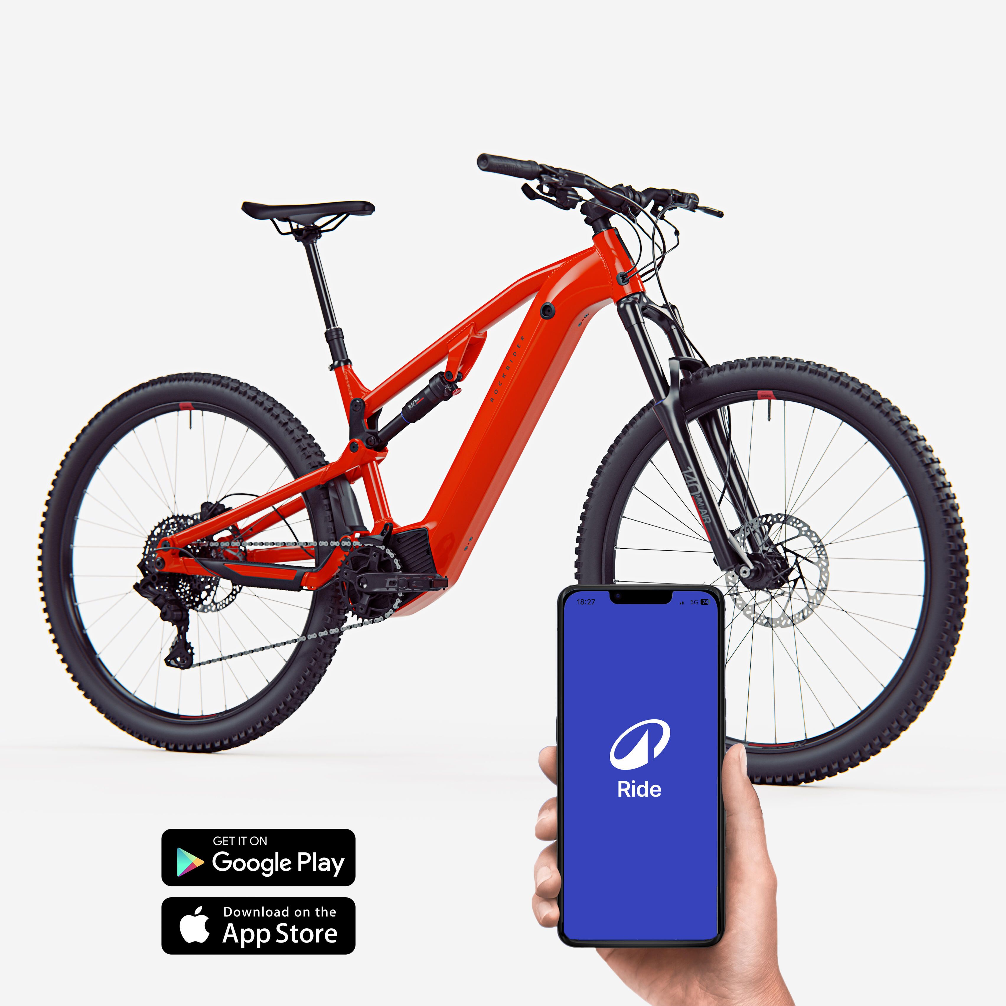 Bicicletă Mtb electrică E-expl 520 - produs resigilat (nou) Decathlon