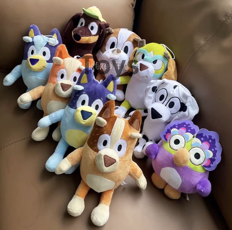 Плюшена играчка Блуи и Бинго и приятели плюшени Bluey and Bingo