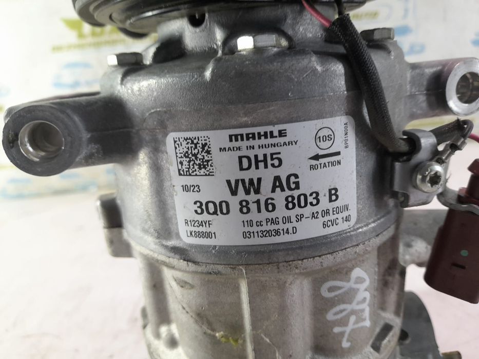 Compresor clima AC 3Q0816803B  1.5 tfsi DXDB Volkswagen VW Passat B8