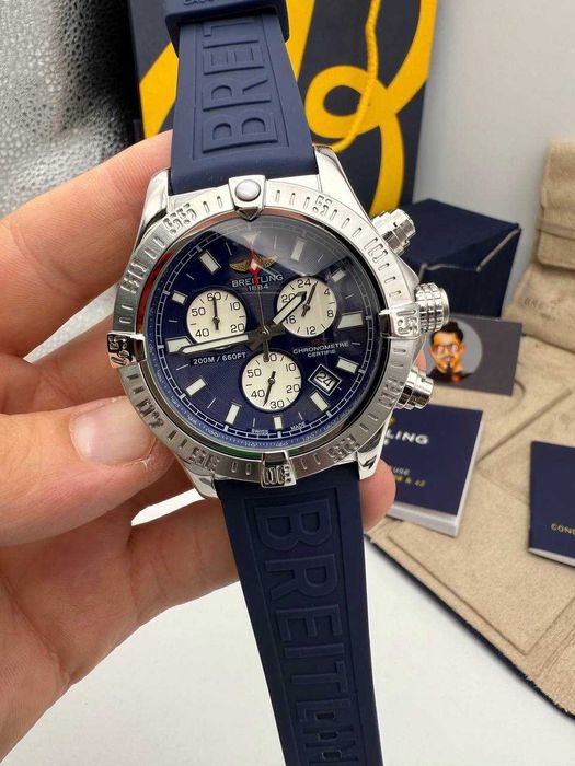 Breitling Avenger Colt Silver Blue