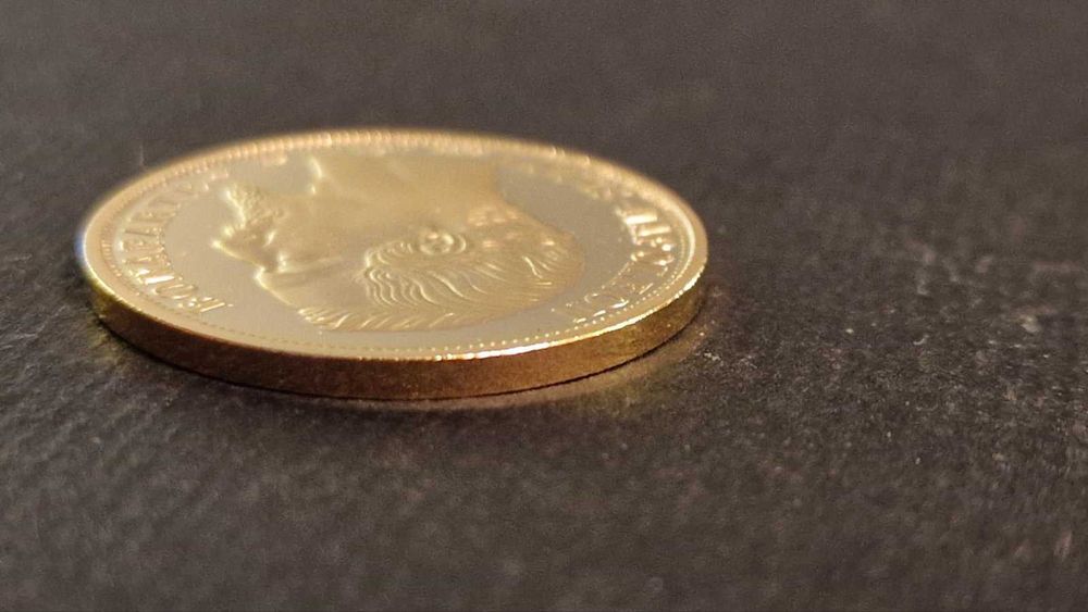 Златна Монета 50 Френски Франка Луи- Наполеон Бонапарт III 1991