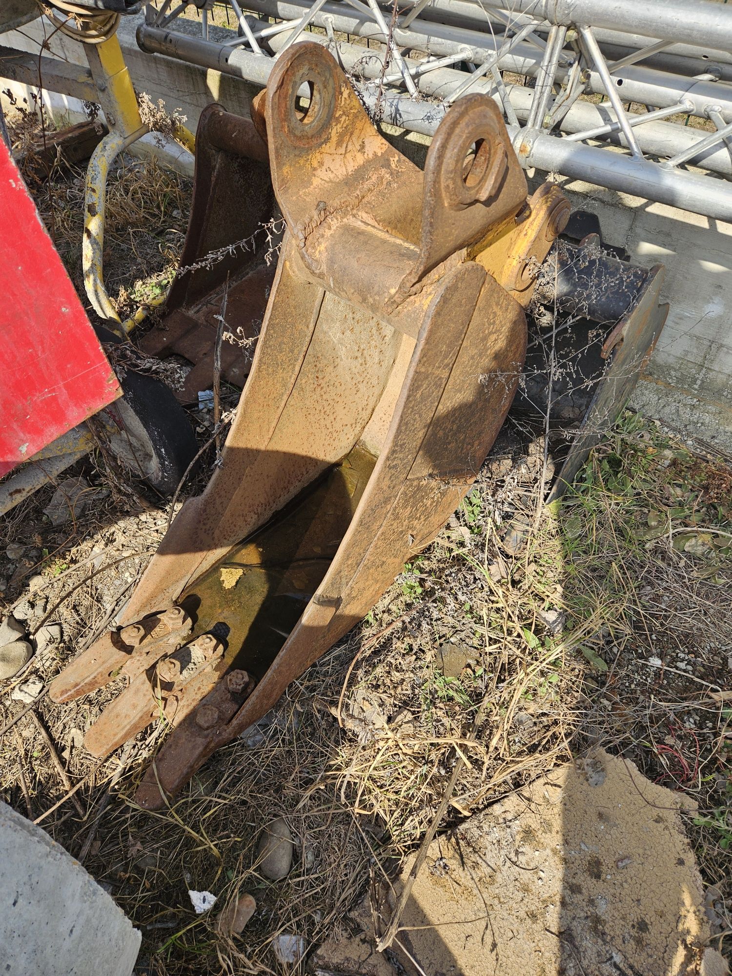 Planetara punte spate Buldoexcavator Case 580 SK