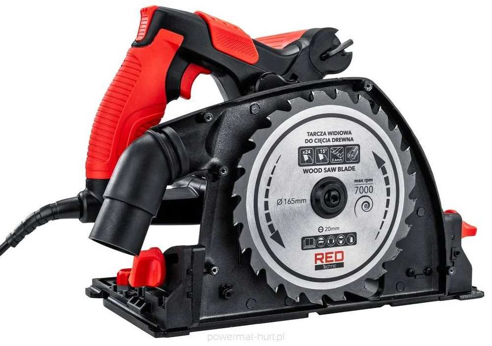 Fierastrau circular de mana 2400W 2in1 cu sina fixare rulare (RTPZ0129
