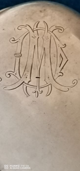 Tabachera din argint cu safire albastre Mitropolia Olteniei 1855/1900