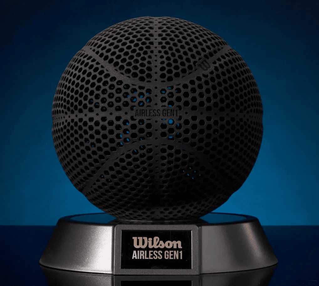 Баскетболна топка без въздух тип Wilson Airless Gen 1