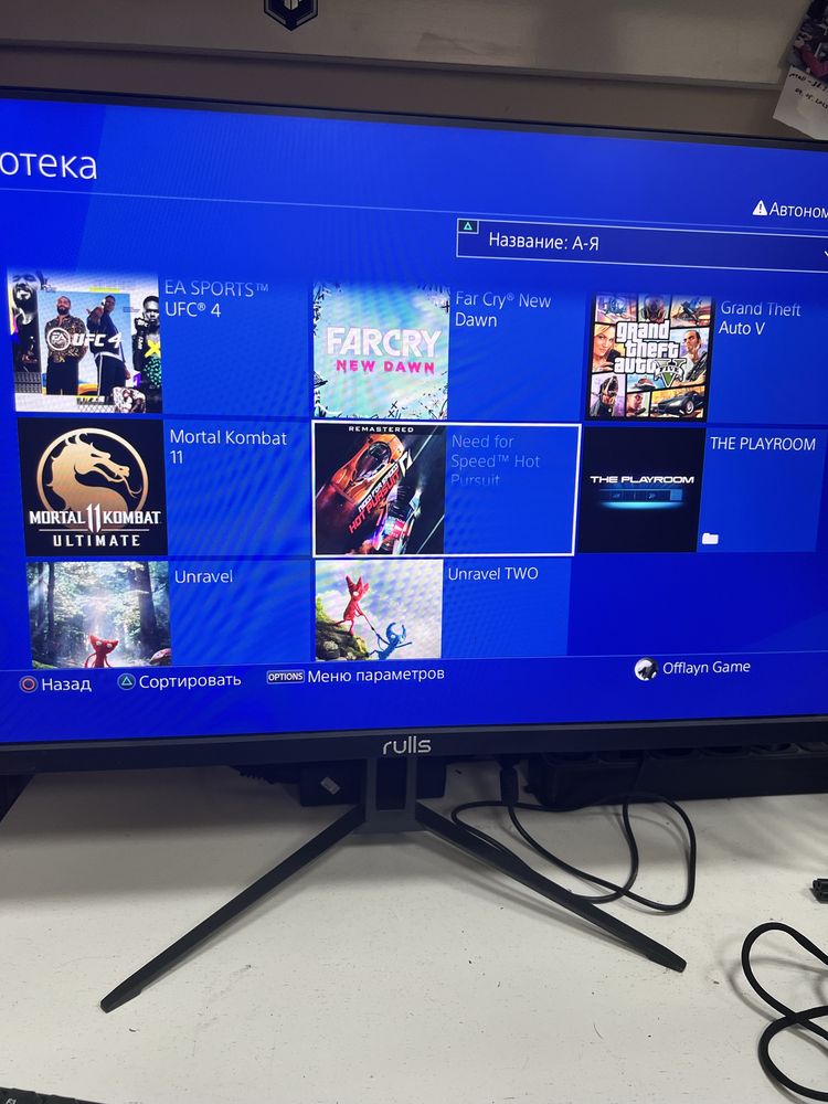 Ps4 slim 2 ta jo’stiki bilan
