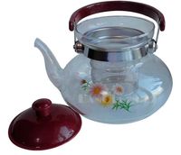 Заварочный стеклянный чайник для чая / Заварник / Ахман 700мл -1.8л