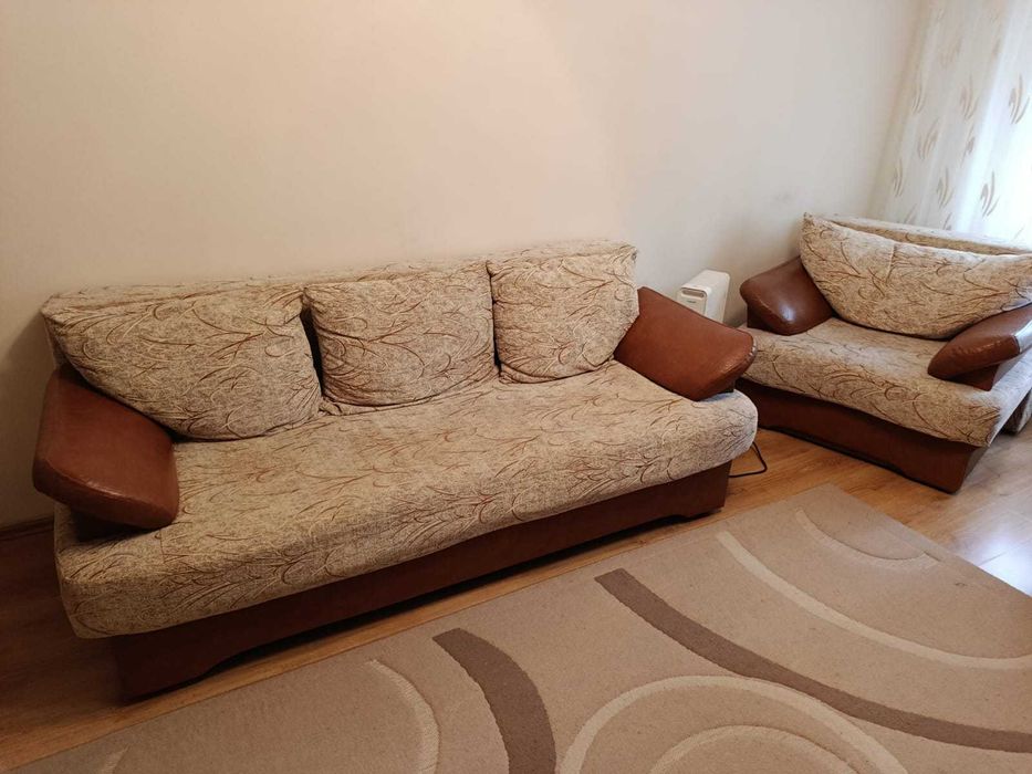 Canapea extensibila + 2 fotolii