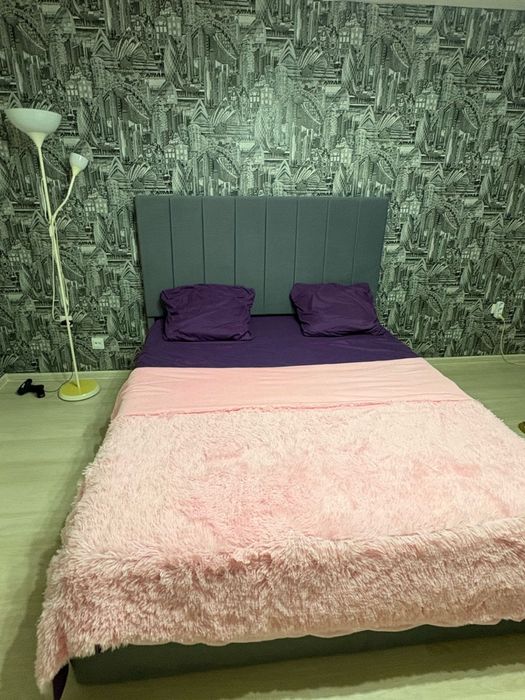 Кровать 160/200 , цвет серый