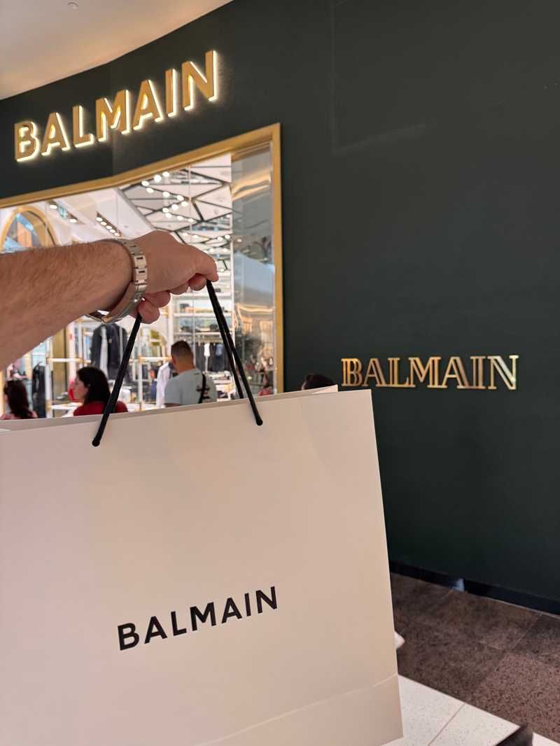 Geaca de vara Balmain produs original cumparat personal din Dubai Mall