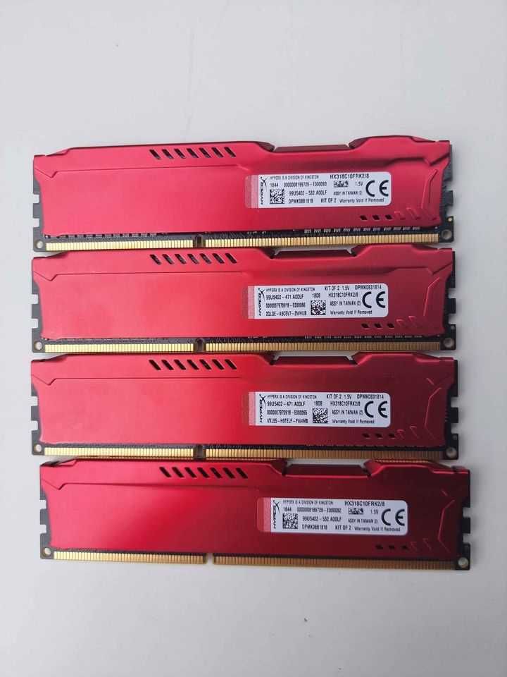 Kit Memoria HyperX FURY Red 4x4gb 16GB Ddr3 1886mhz