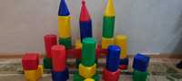 Пирамида-кубики детские,разноцветные
