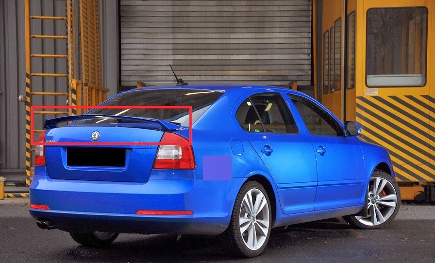 Eleron portbagaj tuning sport Skoda Octavia 2 II MK2 RS VRS