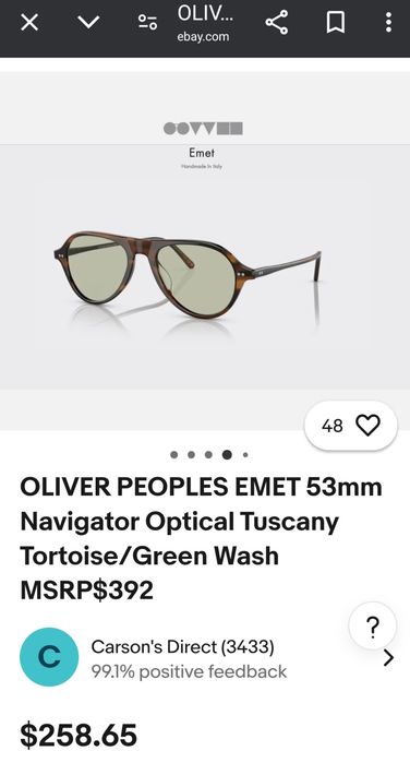 Ochelari de vedere Oliver Peoples