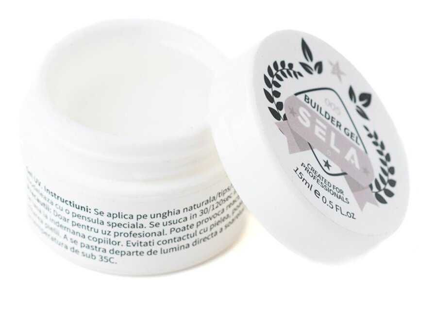 Изграждащ, самонивелиращ се полигел, Гел 3 в 1 UV Nails SELA 15 ml