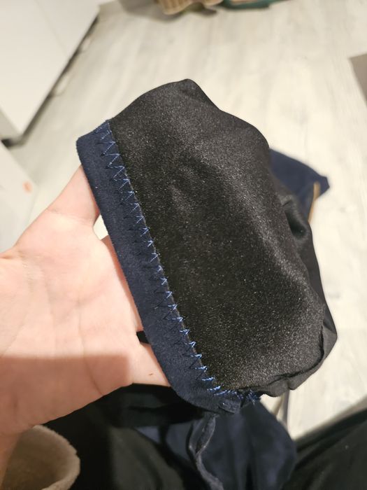 Cizme înalte de piele întoarsa, cu toc