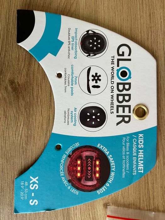 Нова детска каска Globber XS/S (48-53CM) за колело и тротинетка