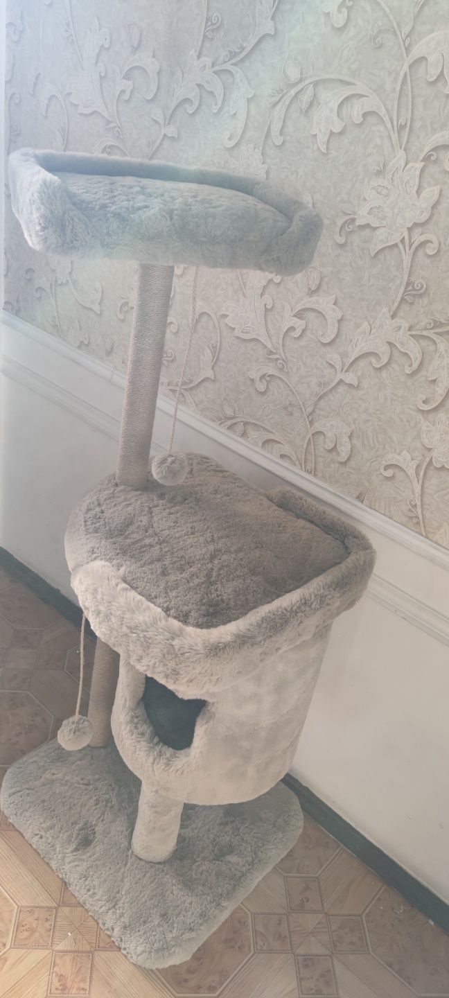 Домик для кошек. 3этажный. Новая. Игровой комплекс кошкам котятам кота