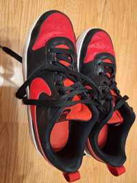 papuci nike low black and red
