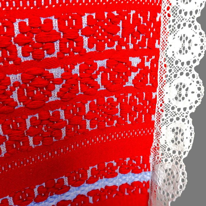 Fata de masa veche de colectie, fata de masa taraneasca tesuta manual